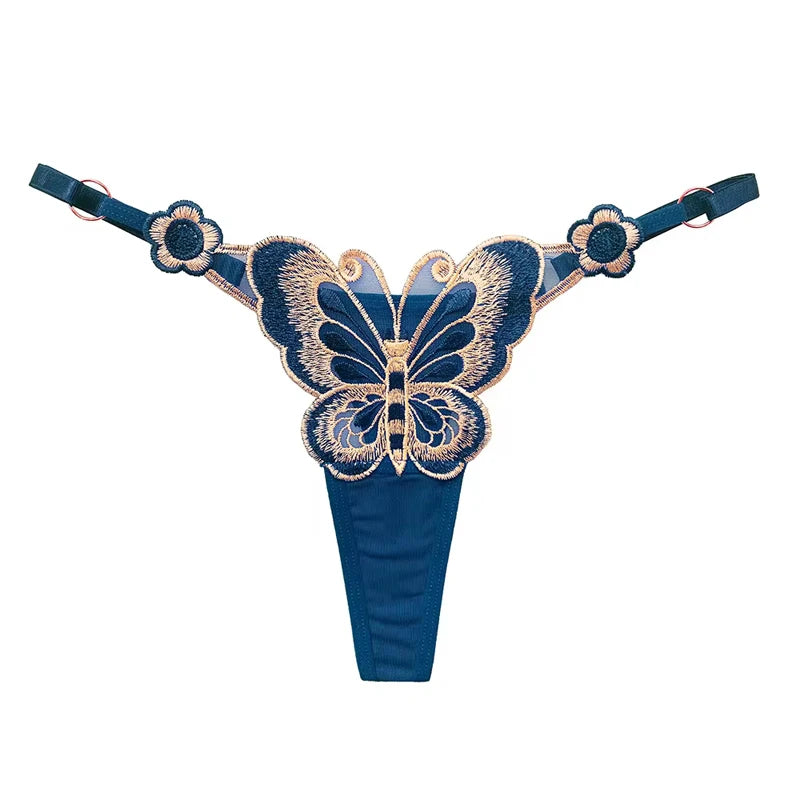 Sexy Lace Butterfly G-String Panties