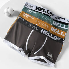 HELLO Men's Cotton Boxer Shorts