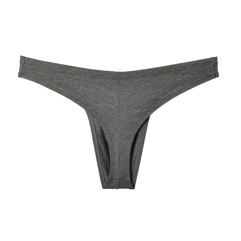 Sexy Tanga hombre Low waisted g-string cotton string sports men thong U-convex large space tangas seamless gay underwear men new