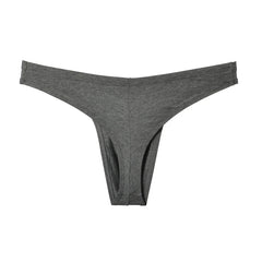 Sexy Tanga hombre Low waisted g-string cotton string sports men thong U-convex large space tangas seamless gay underwear men new