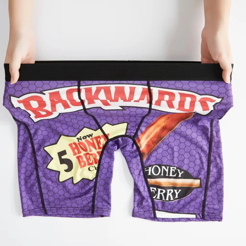 Men's Purple Sport Boxers