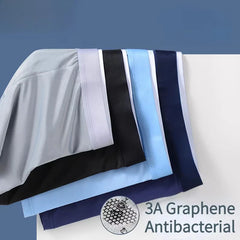 WONTIVE Ice Silk Underwear Ultra Thin Traceless Male Sexy Breathable Boxer shorts Plus Size L-4XL
