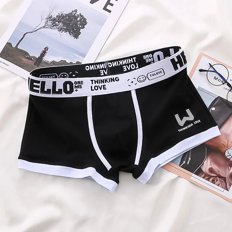 HELLO Men's Cotton Boxer Shorts