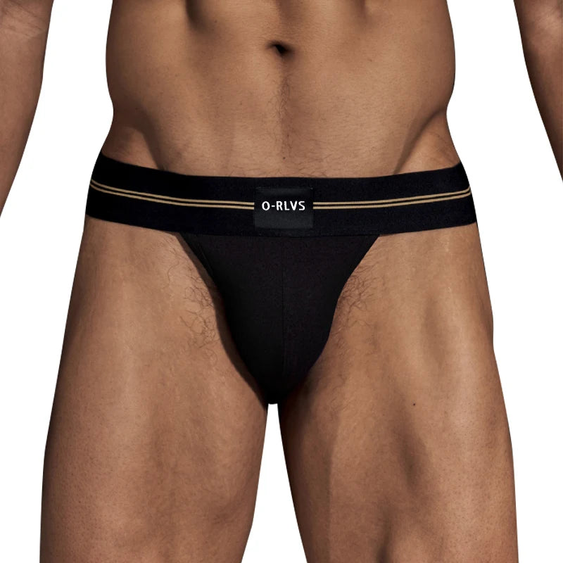 Seamless Men's Briefs with Wide Band