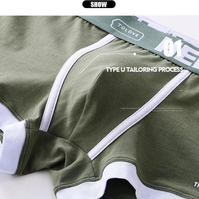 HELLO Men's Cotton Boxer Shorts