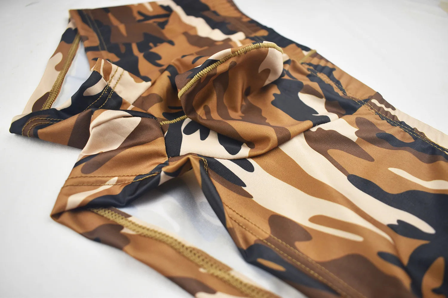 Camouflage Sexy Men Boxershorts Underpants Ice Silk U Pouch Men's Boxers Cuecas Low Waist Hombre Boxers Mens Shorts